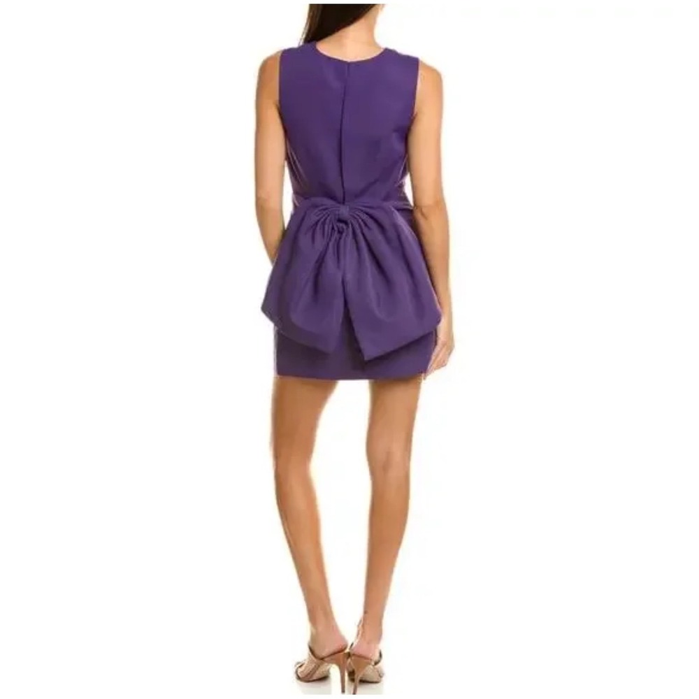 $450 NWT SACHIN & BABI Rachel Dress Party Cocktail Bow Back Sleeveless Purple 8